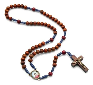 Terço Carlo Acutis Madeira 6 Mm