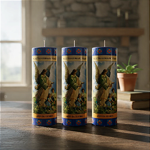 Vela Votiva 272g Anjo Da Guarda - 03 Unidades