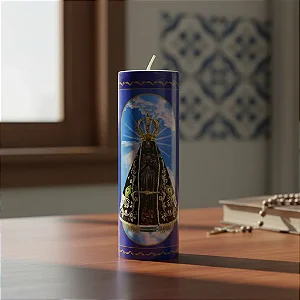 Vela Votiva 272g Consagração A N.sra Aparecida - 03 Unidades