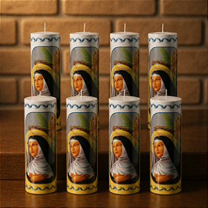 Vela Votiva 272g Santa Rita De Cássia - 08 Unidades