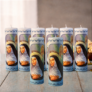 Vela Votiva 272g Santa Rita De Cássia - 08 Unidades