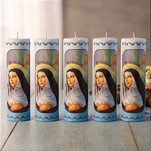 Vela Votiva 272g Santa Rita De Cássia - 05 Unidades