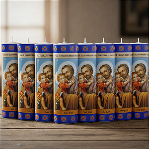 Vela Votiva 272g São José - 08 Unidades