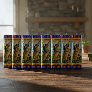 Vela Votiva 272g Anjo Da Guarda - 08 Unidades