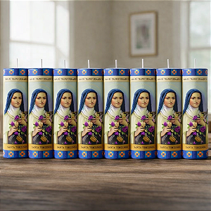 Vela Votiva 272g Santa Terezinha - 08 Unidades