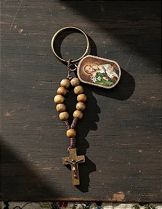 Chaveiro Dezena São José Missão Divina Imbuia