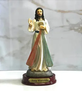 Imagem Jesus Misericordioso Em Resina 14cm Di Angelo