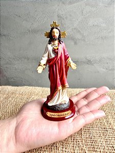 Imagem Sagrado Coração De Jesus 12cm Resina Di Angelo