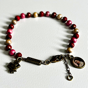 Pulseira Novena De Santa Teresinha 4mm