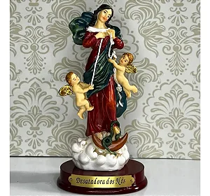 Imagem Nossa Senhora Desatadora Dos Nós 14cm Resina