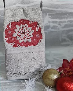 Toalha Social Algodão Egipicio Tema Natalino