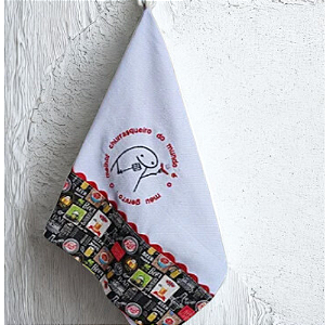 Pano de Prato Divertido Flork Genro