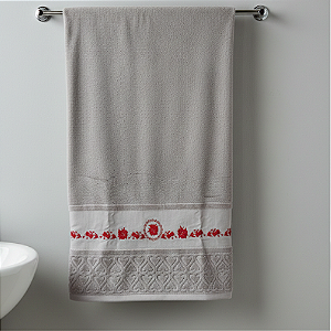 Toalha de Banho Bordada Gigante Dohler