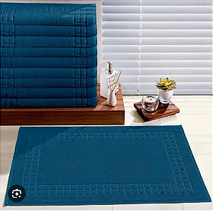 Toalha Piso Domus Azul marinho