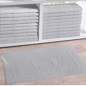 Toalha Piso Buttner Linha Pezinho Cinza