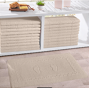 Toalha Piso Buttner Linha Pezinho Cáqui