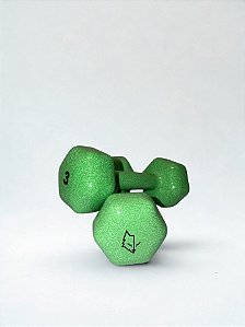 Par de Halter Sextavado 3kg