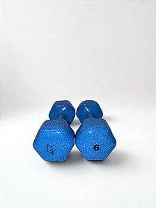 Par de Halter Sextavado 6kg