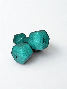 Par de Halter Sextavado 7kg