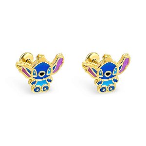 Brinco Baby Ursinho Folheado a Ouro