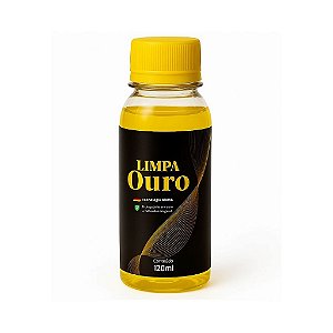Limpa Ouro 120ml para Semijoia, Bijuteria e Joia