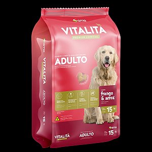 VITALITA ADULTO FR. E ARROZ EX 15KG