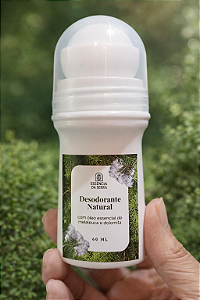 Desodorante Natural com Óleo Essencial de Melaleuca - 60ml