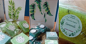 Sabonetes Veganos Aromáticos e Terapêuticos com Óleos Essenciais - 90g - Escolha sua essência preferida