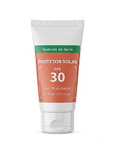 Protetor Solar com Óxido de Zinco, Niacinamida, Manteigas e Óleos Essenciais