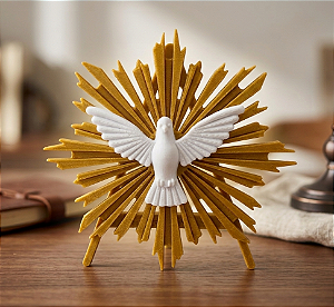Divino espirito santo - Impresso em 3D