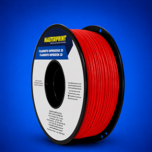 Filamento 3D PETG 1,75mm Masterprint 1Kg VERMELHO