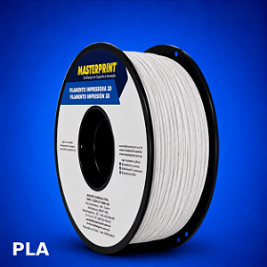 Filamento 3D PLA 1,75mm Masterprint 1Kg Branco MARMORE | Efeito marmorizado