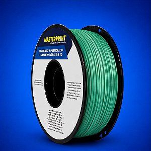 Filamento 3D PLA SILK 1,75mm Masterprint 1Kg - VERDE