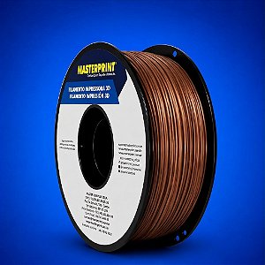 Filamento 3D PLA SILK 1,75mm Masterprint 1Kg - BRONZE