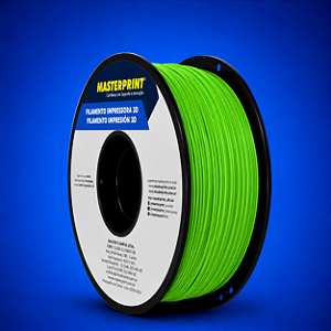 Filamento 3D PLA 1,75mm Masterprint 1Kg VERDE