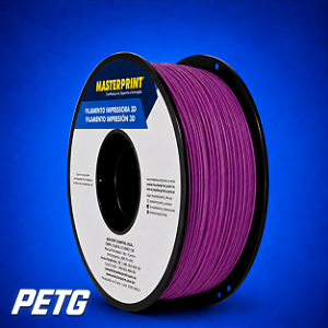 Filamento 3D PETG 1,75mm Masterprint 1Kg ROXO