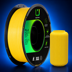 Filamento 3D PLA 1,75mm Multfila 1Kg - AMARELO