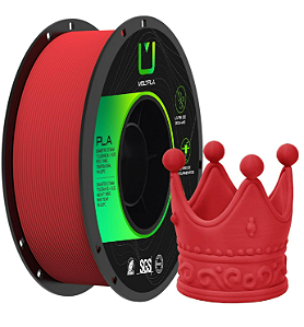 Filamento 3D PLA 1,75mm Multfila 1Kg - VERMELHO MATTE / FOSCO