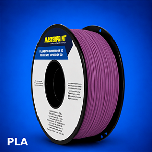 Filamento 3D PLA 1,75mm Masterprint 1Kg ROXO MATTE / FOSCO