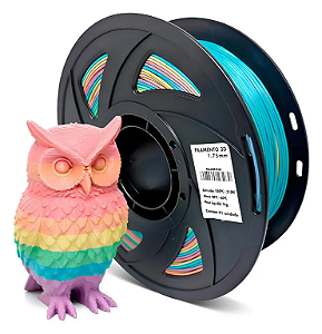 Filamento 3D PETG 1,75mm Masterprint 1Kg LUMINOUS RAINBOW FOSFORECENTE*