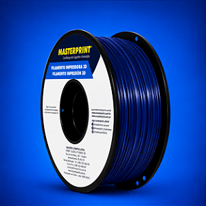 Filamento 3D PLA 1,75mm Masterprint 1Kg AZUL ESCURO