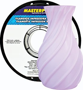 Filamento 3D PLA 1,75mm Masterprint 1Kg - ROXO CLARO