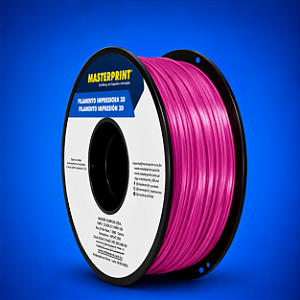 Filamento 3D PLA SILK 1,75mm Masterprint 1Kg - FUCHSIA