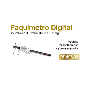 Paquímetro Digital de Precisão 150mm