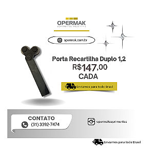Porta Recartilha Duplo 1,2 - Suporte Industrial