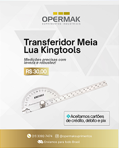 Transferidor Meia Lua Kingtools