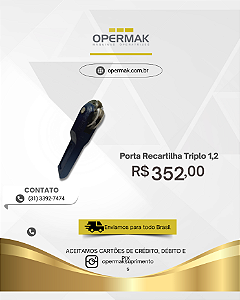 Porta Recartilha Triplo 1,2 Opermak