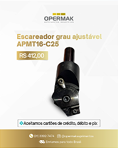 Escareador Grau Ajustável APMT16-C25