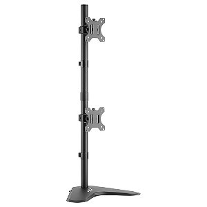 Suporte Ergonômico Articulado de Mesa, 2 Monitores 15" a 32", Ajuste de Altura, Preto, T80N2V, ELG
