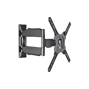 Suporte Articulado de Parede para TV, 26" a 75", Suporta até 38kg, Preto, A02V4N, ELG